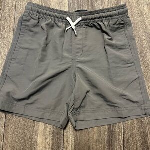 Boys Dark Gray Nylon Shorts Size S, 3 Pockets